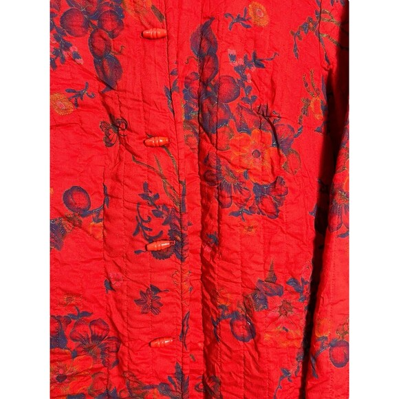 Vintage Jacket Quilted Prairie USA Union Made 1970s Handmade Pockets Large - Picture 3 of 10